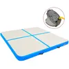 Image de vidaXL Tapis Gymnastique Gonflable avec Pompe