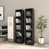 Image de vidaXL 2 Armoires à CD Noir