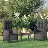Image de vidaXL Chaises d'extérieur lot de 2