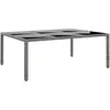 Image de VidaXL Table de jardin - Gris