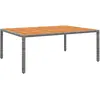 Image de vidaXL Table de jardin en acacia gris