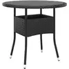 Image de vidaXL Table de jardin - Noir