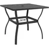 Image de vidaXL Table de jardin Anthracite 8720286090305