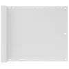 Image de vidaXL Écran de balcon Blanc 75x300 cm PEHD