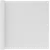 Image de vidaXL Écran de balcon Blanc 90x500 cm PEHD