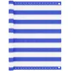 Image de vidaXL Écran de balcon Bleu et blanc 90x500 cm PEHD