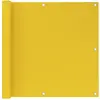 Image de vidaXL Écran de balcon - Jaune 90x300 cm PEHD