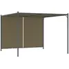 Image de vidaXL Pergola de jardin 3x3 m - Taupe 180 g/m²