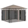 Image de vidaXL Belvédère 3x3 m - Taupe