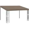 Image de vidaXL Belvédère mural - Taupe