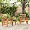 Image de vidaXL Chaises de jardin bois d'acacia - Lot de 2