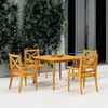Image de VIDAXL Table de jardin 110x110x75 cm acacia