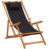 Image de vidaXL Chaise pliable de plage