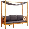 Image de vidaXL Banc de jardin avec auvent
