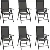 Image de vidaXL Chaises de jardin pliantes lot de 6