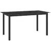 Image de vidaXL Table de jardin - Noir