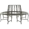 Image de vidaXL Banc circulaire - Acier 160 cm