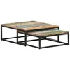 Image de vidaXL Tables basses gigognes bois massif