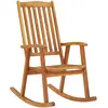 Image de vidaXL Chaise à bascule - Bois d'acacia