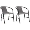 Image de vidaXL Chaises de jardin lot de 2