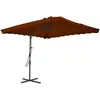 Image de vidaXL Parasol 250x250 cm - Terre cuite