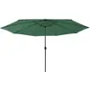 Image de vidaXL Parasol de jardin LED 400 cm - Vert