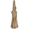 Image de vidaXL Tissu de Remplacement pour Parasol 600 cm - Taupe