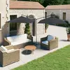 Image de vidaXL Parasol de jardin double - Anthracite