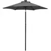 Image de vidaXL Parasol de jardin LED 200 cm - Anthracite