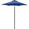 Image de vidaXL Parasol de jardin avec lumières LED bleu azuré aluminium
