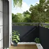 Image de vidaXL Écran de balcon - Anthracite - 90x300 cm