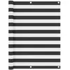 Image de VIDAXL Écran de balcon 120x500 cm - Anthracite/Blanc