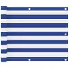Image de vidaXL Écran de balcon - Blanc et Bleu 75x300 cm