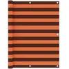 Image de vidaXL Écran de Balcon 120x300 cm - Orange et Marron