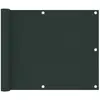 Image de vidaXL Écran de balcon - 75x300 cm - Vert foncé