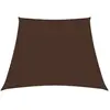 Image de VIDAXL Voile de parasol Tissu Oxford Trapèze Marron