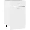 Image de VidaXL Armoire Planche Tiroir Blanc