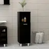 Image de vidaXL Armoire de salle de bain - Noir