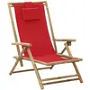 Image de vidaXL Chaise de relaxation - Rouge