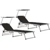 Image de VIDAXL Chaises avec toits
