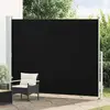 Image de vidaXL Auvent latéral rétractable - Noir - 220x300 cm