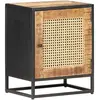 Image de vidaXL Table de chevet Bois de manguier