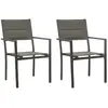 Image de vidaXL Chaises de jardin lot de 2