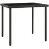 Image de vidaXL Table à dîner extérieur Anthracite 80 cm