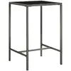 Image de vidaXL Table de bar de jardin - Gris