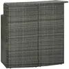 Image de vidaXL Table de bar 120x55x110 cm - Gris