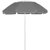 Image de vidaXL Parasol plage - Anthracite