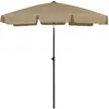 Image de VIDAXL Parasol de plage 180x120 cm - Taupe