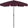 Image de vidaXL Parasol Rouge Bordeaux 180x120 cm