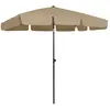 Image de VidaXL Parasol de plage - 200 x 125 cm - Taupe